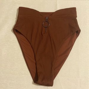 L*SPACE Women's LUKE BOTTOM BITSY Bikini Bottom BROWN